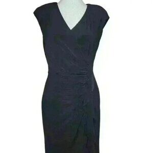 NWT! Lauren Ralph Lauren LBD Midi Sheath Dress- Classy, Elegant & Sexy - Size 14
